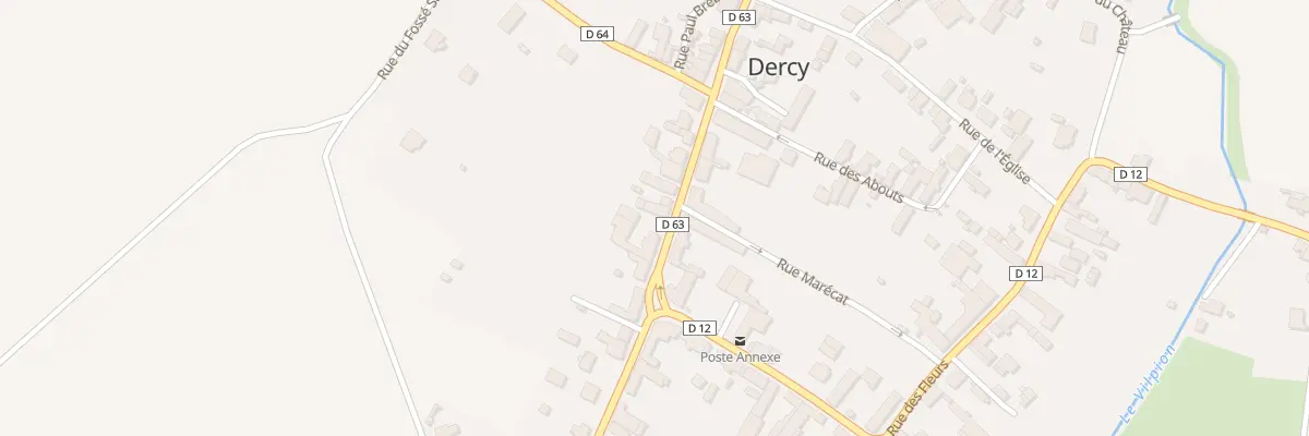 Plan du 39 Rue Louis Fraix à Dercy