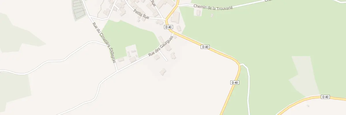 Plan du 5173A Les Gaurgues à Alleyras