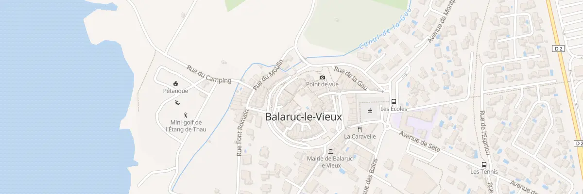 Plan du 14 Rue du Chateau à Balaruc-le-Vieux