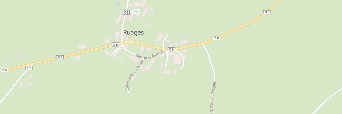 Plan du 1 Imp du Charme à Ruages