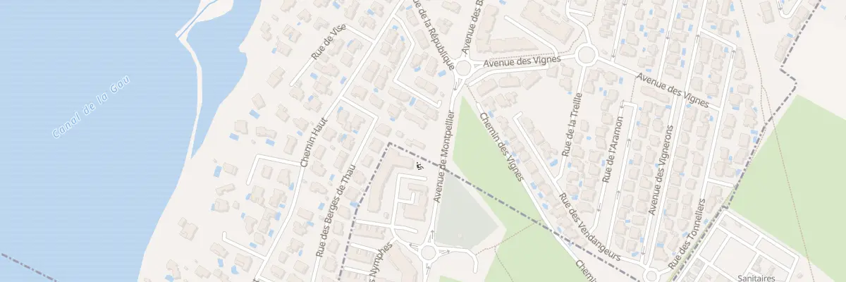 Plan du 48 Av des Bains à Balaruc-le-Vieux