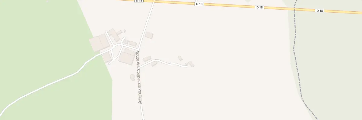 Plan du 25 Les Coupes de Pouligny à Montigny-sur-Canne