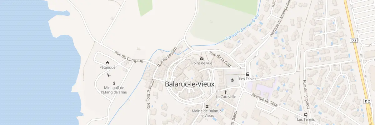 Plan du 4 Rue du Chateau à Balaruc-le-Vieux
