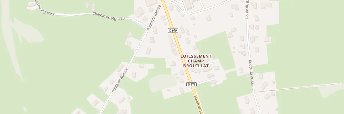 Plan du 138 Rte de Bourbon à Cronat
