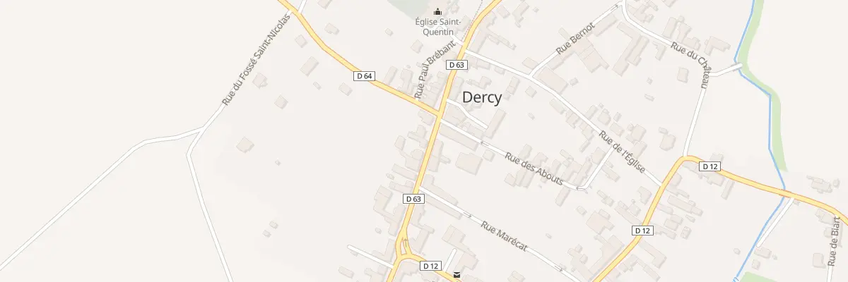 Plan du 29 Rue Louis Fraix à Dercy
