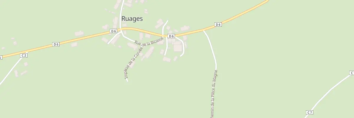 Plan du 82 Le Bourg à Ruages