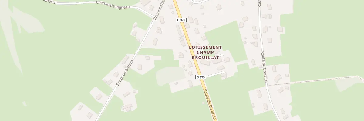 Plan du 194 Rte de Bourbon à Cronat