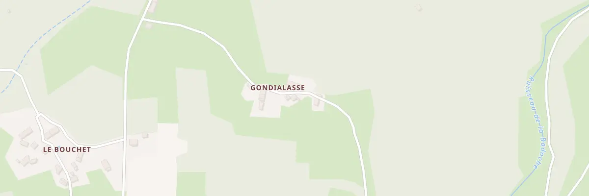 Plan du 5086 Gondialasse à Marat