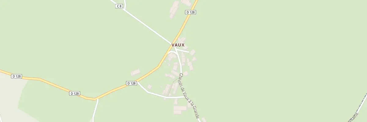 Plan du 7 Vaux à Saizy