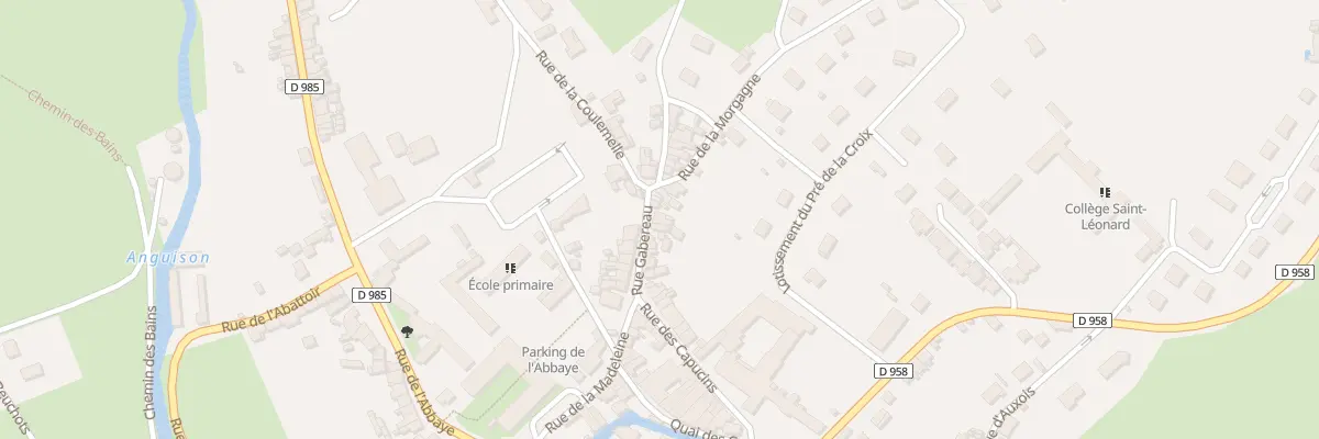 Plan du 12 Rue Gabereau à Corbigny