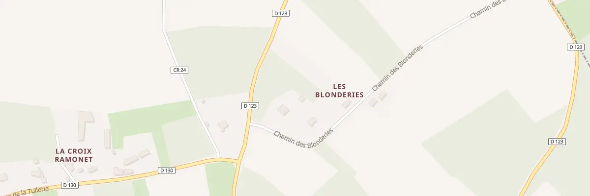 Plan du 1 Che des Blonderies à Merry-sur-Yonne
