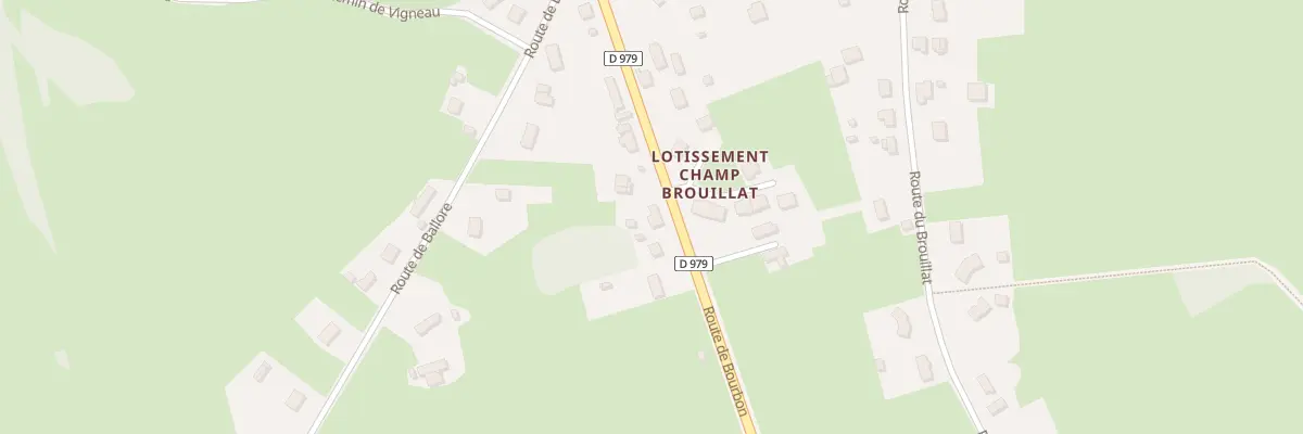 Plan du 214 Rte de Bourbon à Cronat