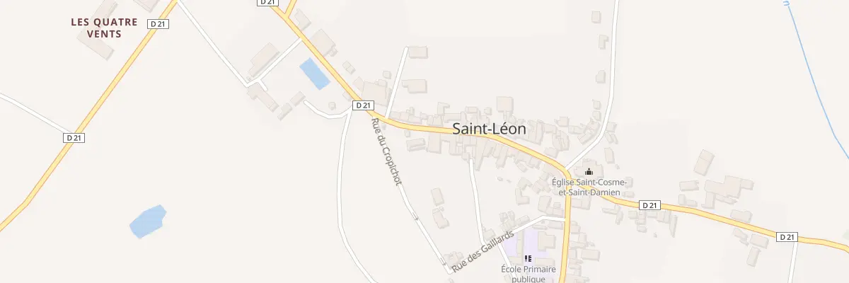 Plan du 29 Rue de la Liberte à Saint-Léon