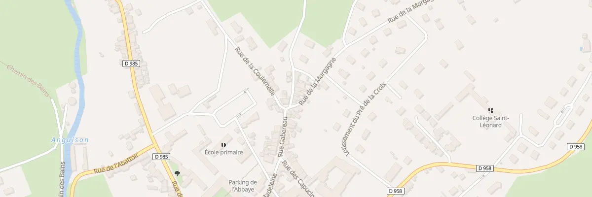 Plan du 2 Rue du Pichoux à Corbigny