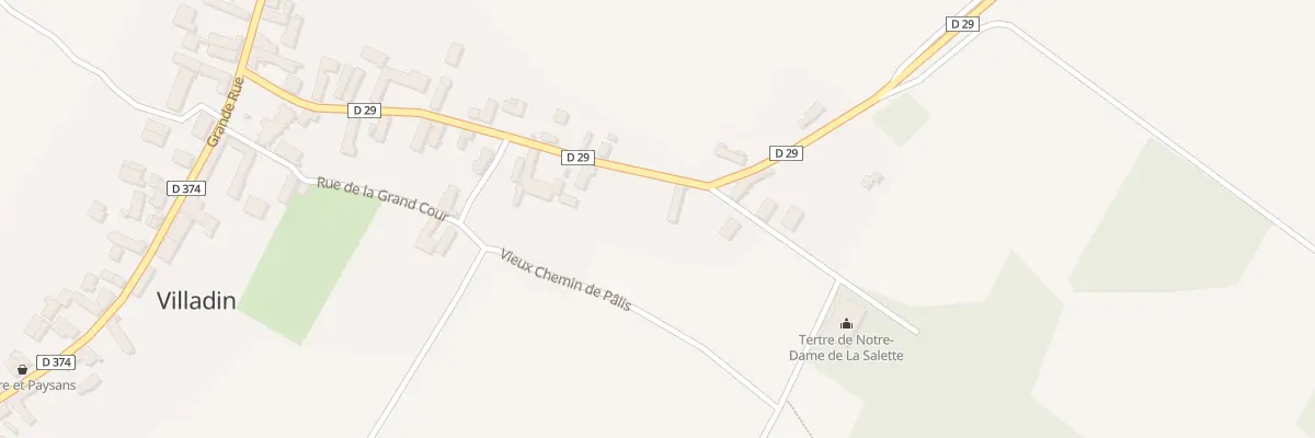 Plan du 14 Rue des Alouettes à Villadin