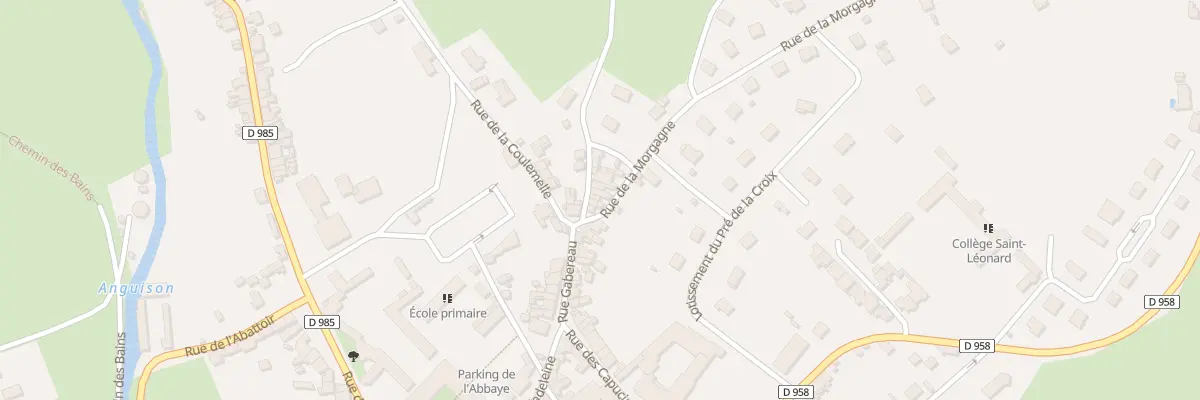 Plan du 4 Rue du Pichoux à Corbigny