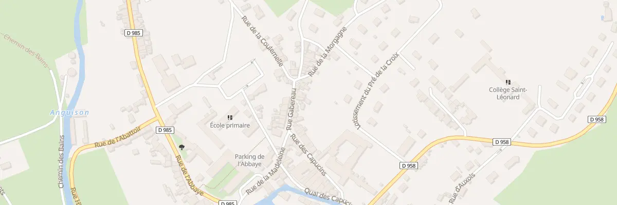 Plan du 8A Rue Gabereau à Corbigny