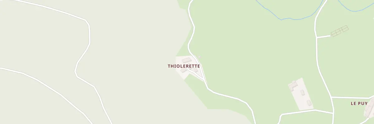 Plan du 5051 Thiolerette à Thiolières