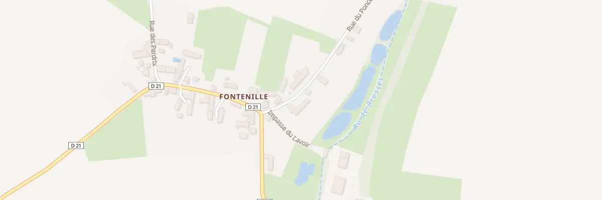 Plan du 4 Rue du Ponceau à Brosses