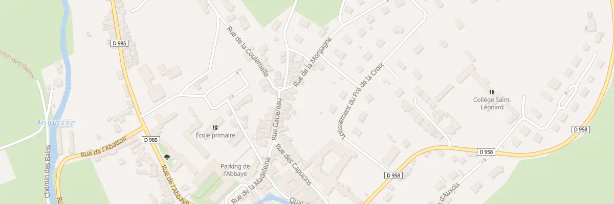Plan du 2 Rue de la Morgagne à Corbigny