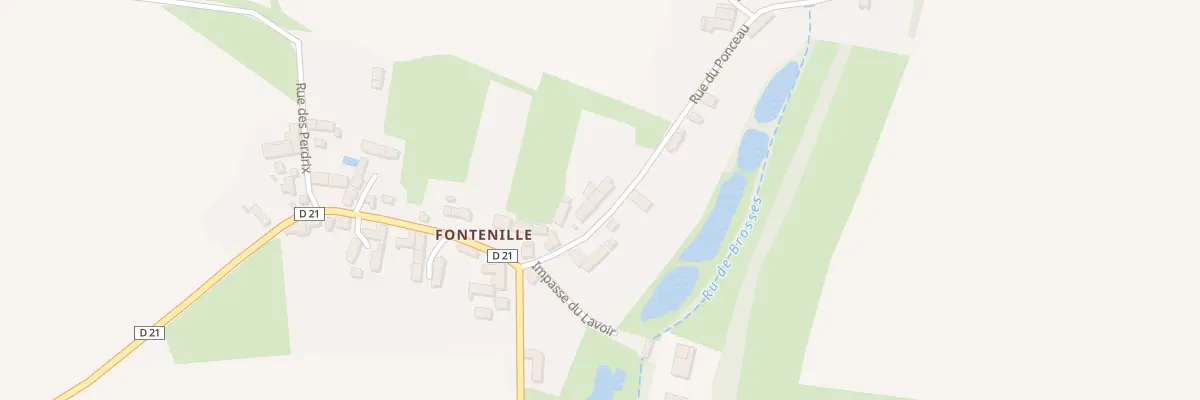 Plan du 7 Rue du Ponceau à Brosses