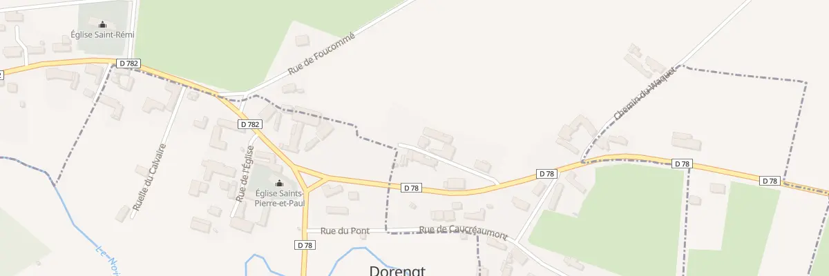 Plan du 1 Che de la Veuve Turquin à La Neuville-lès-Dorengt