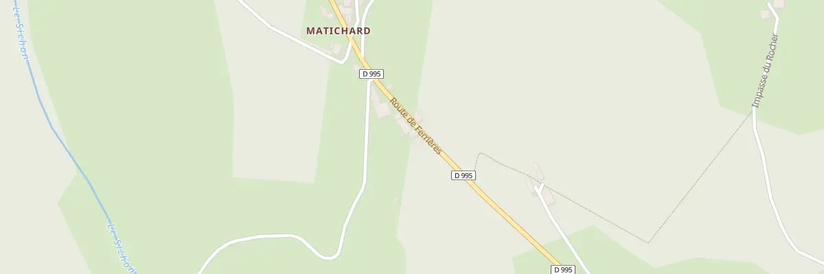 Plan du 75 Rte de Ferrieres à Lavoine