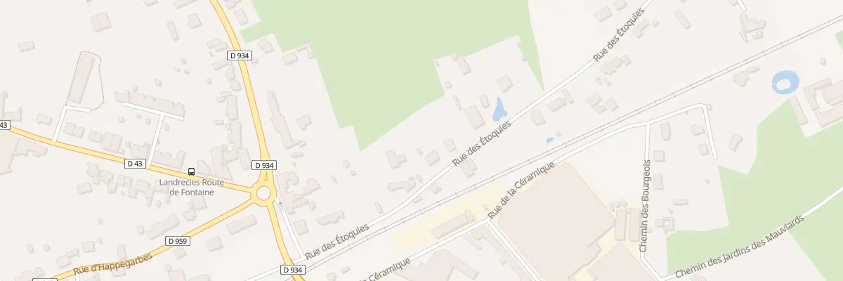 Plan du 7 Rue des Etoquies à Landrecies