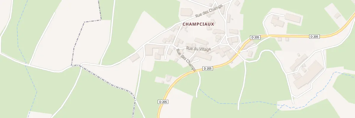 Plan du 5791 Champciaux à Arlanc