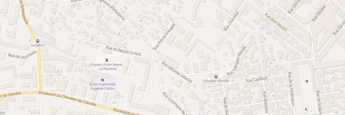 Plan du 34 Rue Salvador Allende à Sète