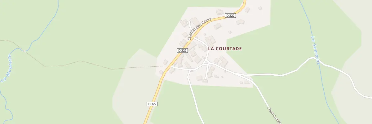 Plan du 5099 La Courtade à Viscomtat