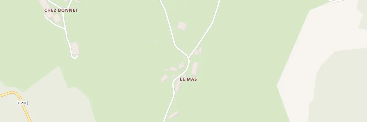 Plan du 5355 Le Mas à Châtel-Montagne