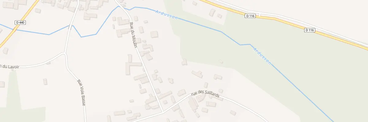 Plan du 25 Rue des Saillards à Saint-Martin-de-Bossenay