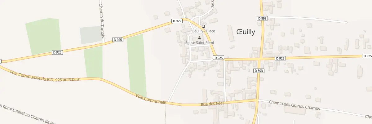 Plan du 9A Rue de l’Ecole à Œuilly