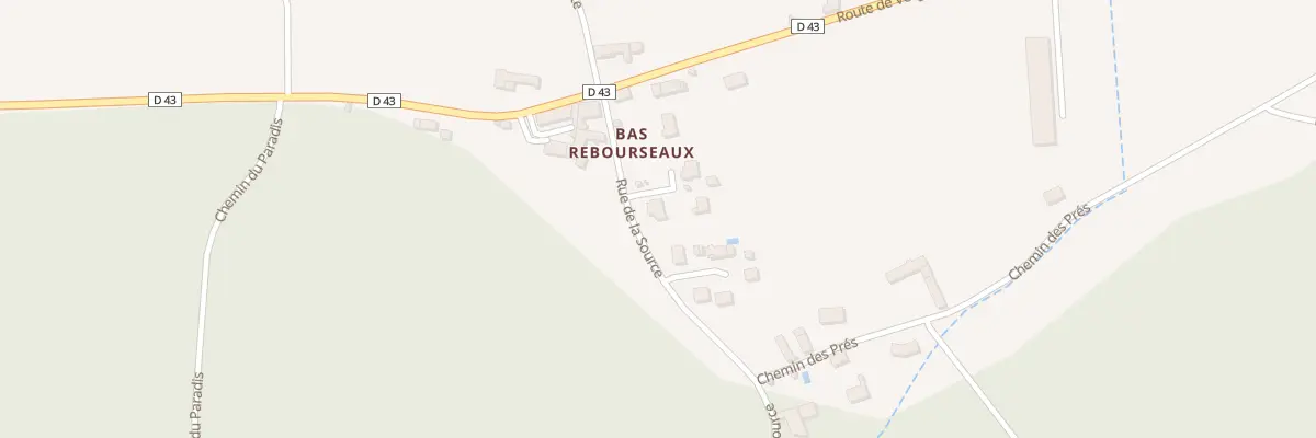 Plan du 20 Rue de la Source à Rebourseaux à Vergigny