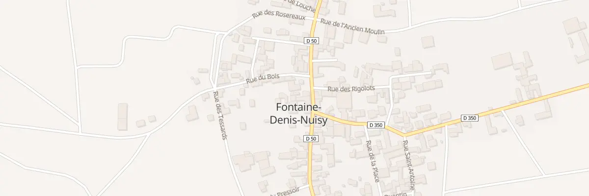 Plan du 43 Rte du Champagne à Fontaine-Denis-Nuisy