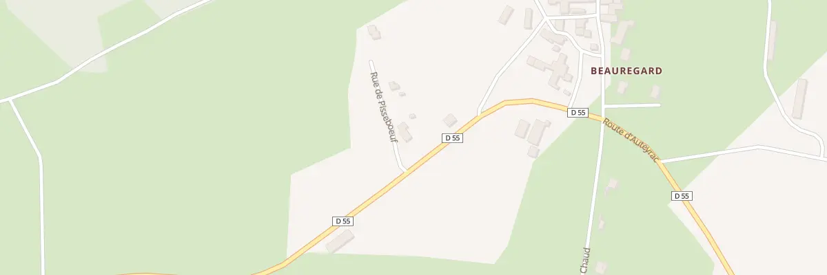 Plan du 2 Rue de Pisseboeuf à Vazeilles-Limandre