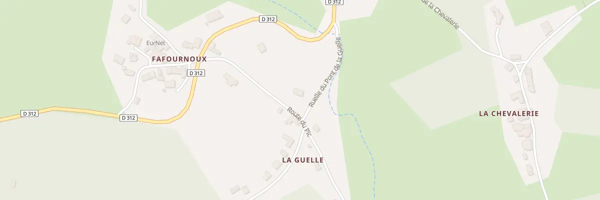 Plan du 5005 La Guelle à Vollore-Montagne