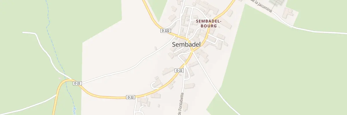 Plan du 5026 Le Bourg à Sembadel