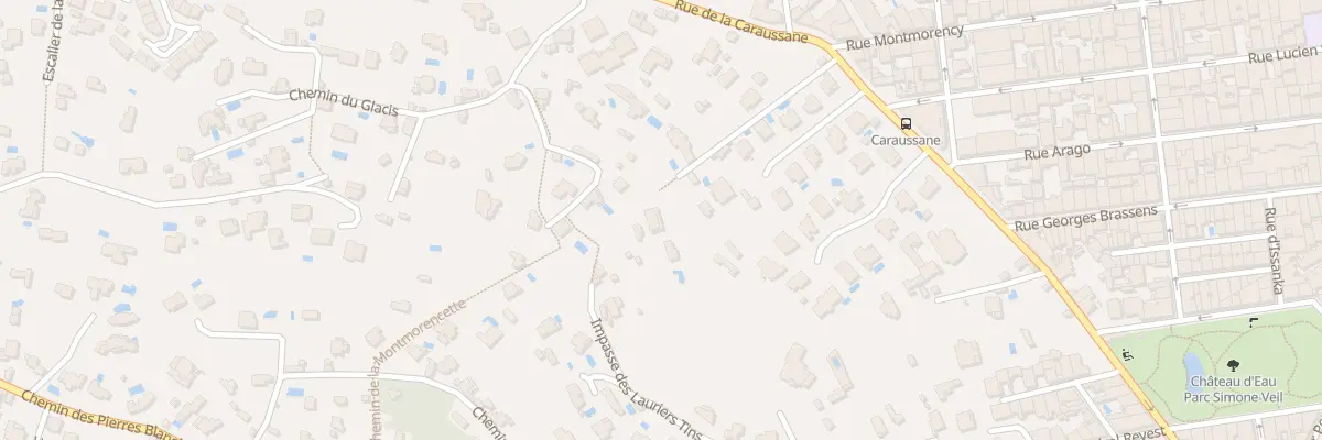 Plan du 64T Rue de la Caraussane à Sète