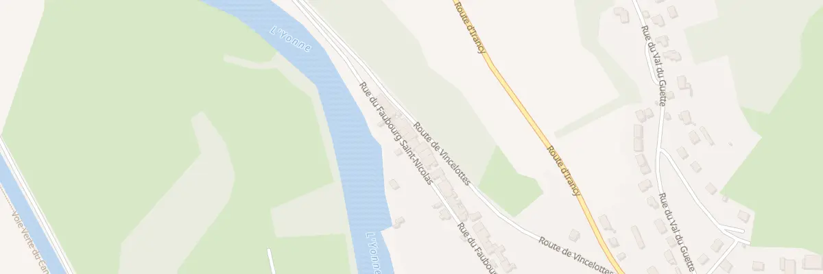 Plan du 44 Rue du Faubourg St Nicolas à Deux Rivières