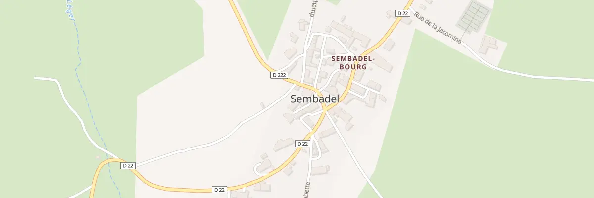Plan du 5024 Le Bourg à Sembadel