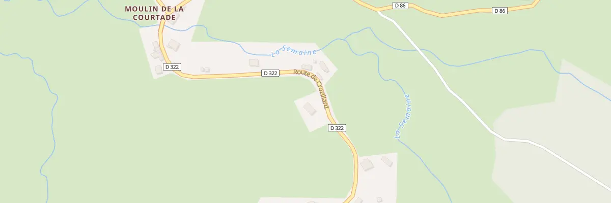 Plan du 5596 La Courtade à Viscomtat