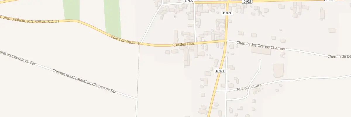 Plan du 15 Rue des Fées à Œuilly
