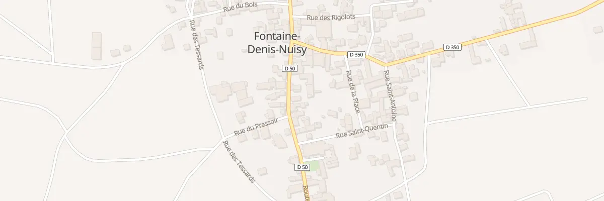Plan du 22 Rte du Champagne à Fontaine-Denis-Nuisy