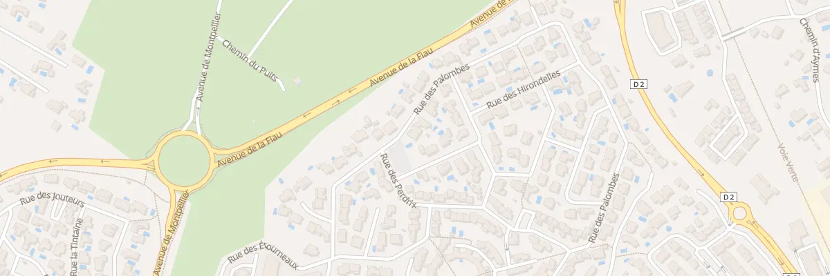 Plan du 10 Rue des Palombes à Balaruc-les-Bains