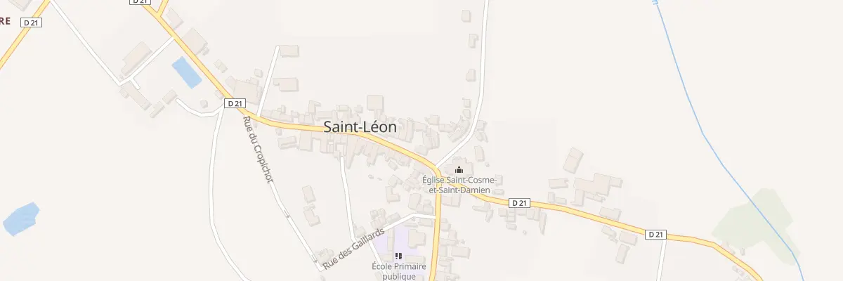 Plan du 4 Pl de l’Eglise à Saint-Léon
