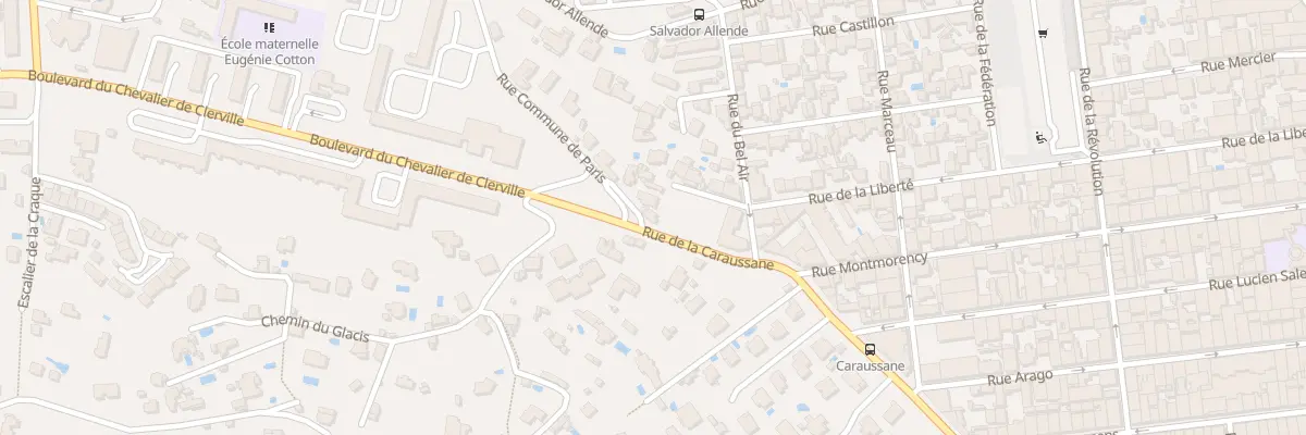 Plan du 55 Rue de la Caraussane à Sète