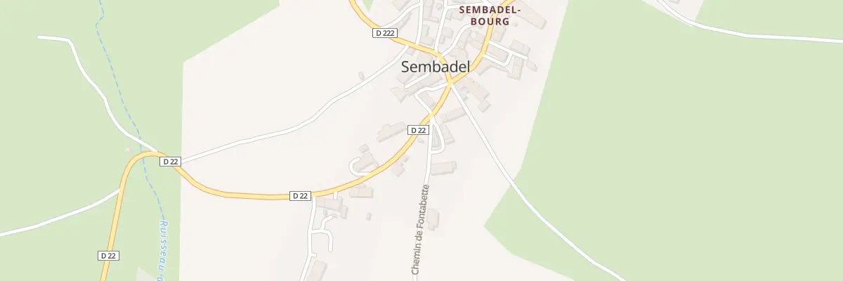 Plan du 35 Rue Saint-Badel à Sembadel