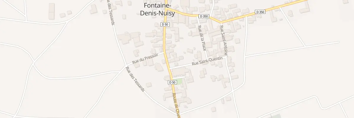 Plan du 1 Rue Saint Quentin à Fontaine-Denis-Nuisy